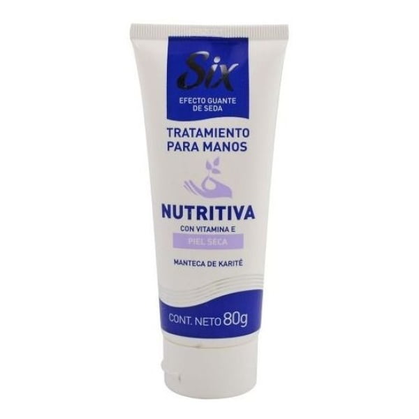 Crema Six Nutritiva Para Piel Seca Con Manteca De Karite 80g