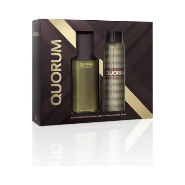 Estuche Quorum Edt 100 Ml + Desodorante En Spray