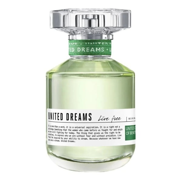 Benetton United Dreams Live Free Edt 80 Ml Para Mujer