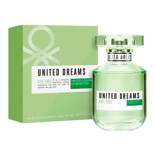 Benetton United Dreams Live Free Edt 80 Ml Para Mujer - Image 6