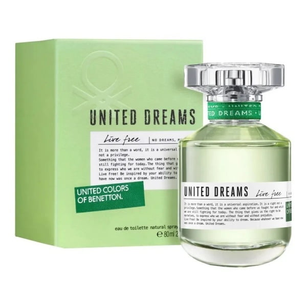 Benetton United Dreams Live Free Edt 80 Ml Para Mujer - Image 4