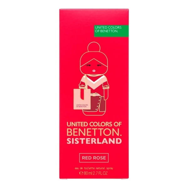 Perfume Benetton Sisterland Red Rose Edt 80ml - Image 3