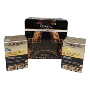 Pack L'oréal Age Perfect Renac. Celular Día + Noche + Lata