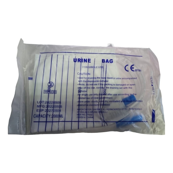 Bolsa Colectora De Orina Calidad Premium 5 Unidades - Imagen 2