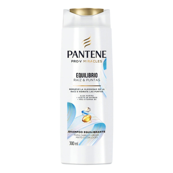Shampoo Pantene Equilibrio Raíz Y Puntas Para Cabello Mixto, 300ml - Imagen 8