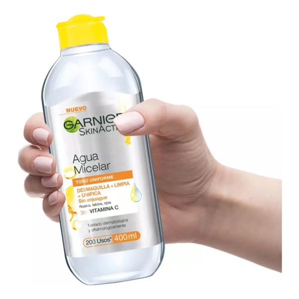 Agua Micelar Express Aclara Garnier Con Vit C 400ml