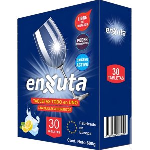 Enxuta Tabletas Todo En 1 Para Lavavajillas 30 Unidades