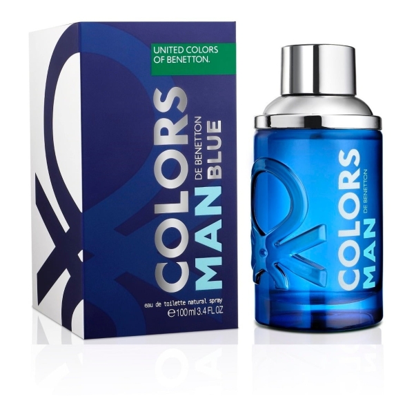 Perfume Benetton Colors Blue Man X 100 Ml Edt - Imagen 2