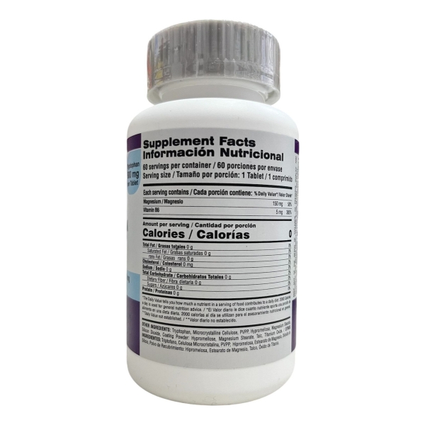 Qualivits Tryptophan Magnesium Vit B6 X 60 - Imagen 2
