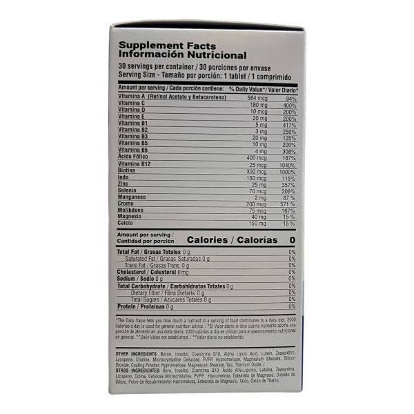 Qualivits Super Vit Forte A-z 30 Tabletas - Imagen 2