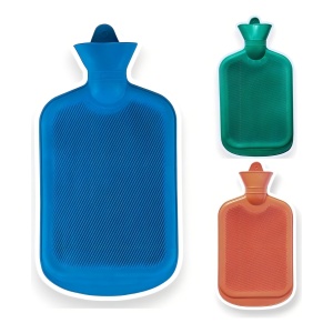 Bolsa Agua Caliente Termica 2lts Alivio Muscular Caucho Color Azul