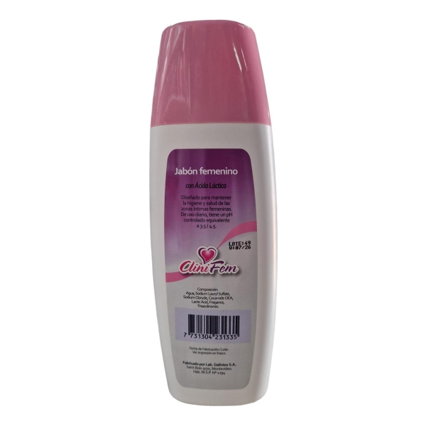 Jabón Íntimo Clinifem 350 Ml - Imagen 2