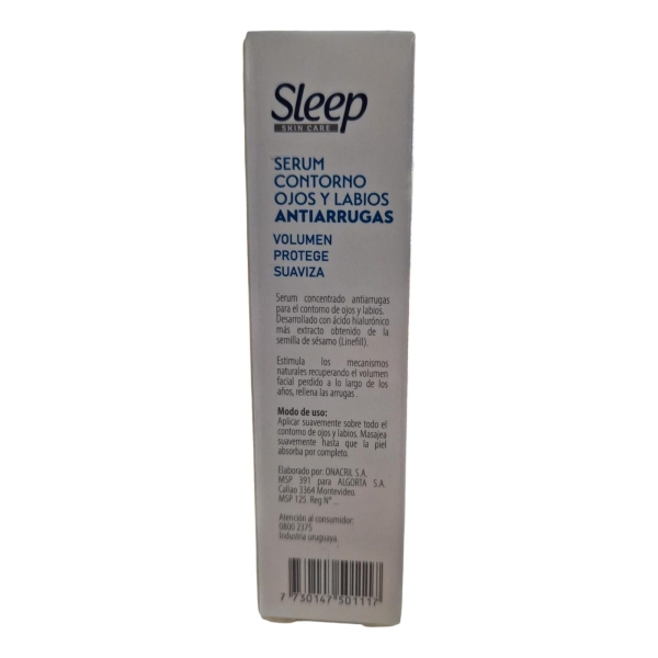 Sleep Serum Contorno Ojos Y Labios Antiarruga 9ml - Imagen 2