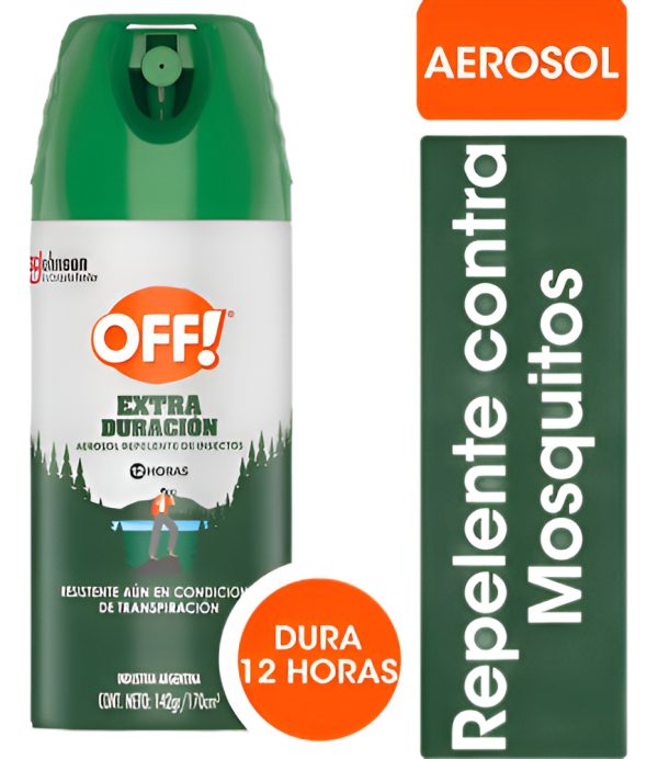 Repelente Para Mosquitos Off Extra Duración Aerosol X170ml - Image 2