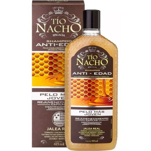 Tío Nacho Antiedad Shampoo Rejuvenecedor Capilar 415ml