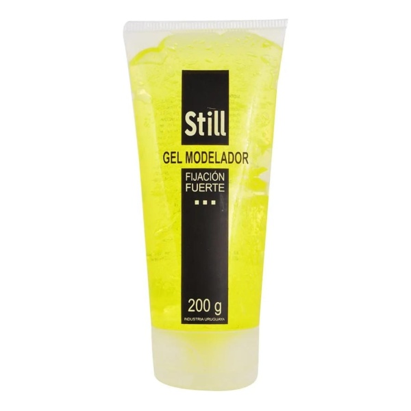 Gel Modelador Still Fijador Súper Fuerte Pomo 200 Ml