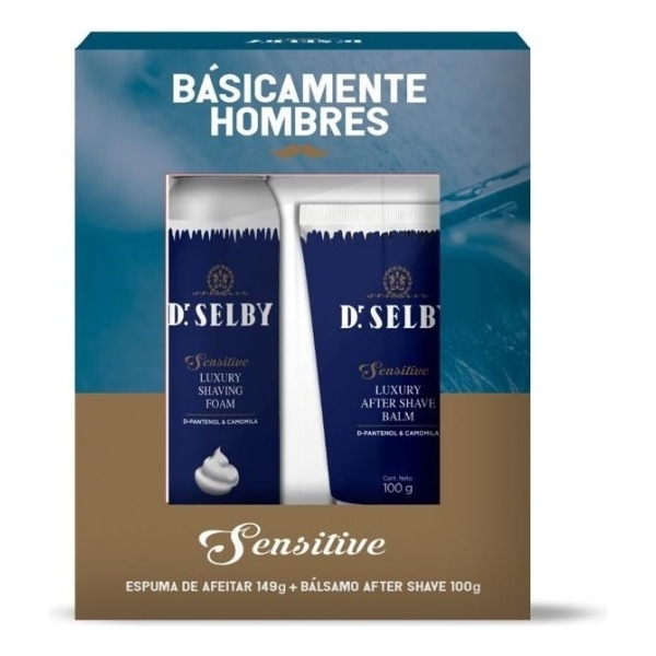 Set Para Afeitar Dr Selby Sensitive Espuma + Balsamo - Imagen 3