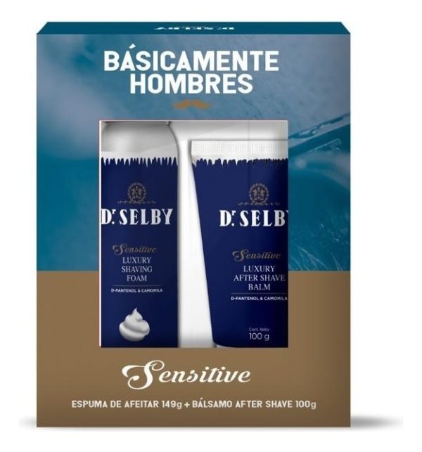 Set Para Afeitar Dr Selby Sensitive Espuma + Balsamo - Imagen 3