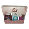 Six Pack Espuma Ducha+crema Hidratante Corp.+crema De Manos