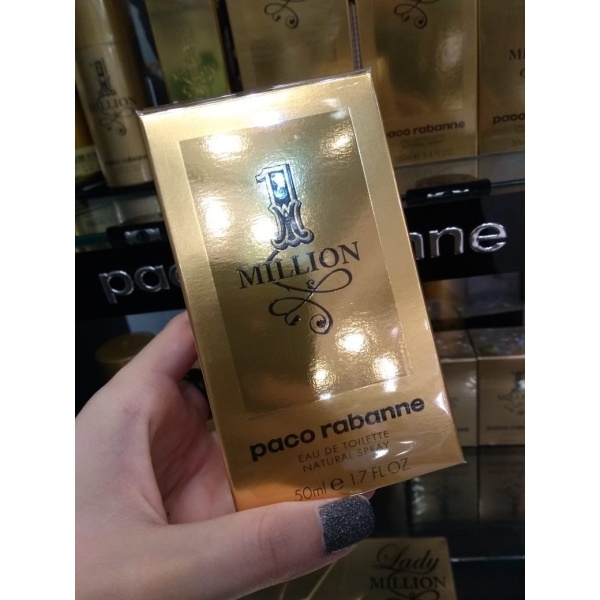 Paco Rabanne One Million 1 Million Tradicional Edt 50 ml Para Hombre - Image 3