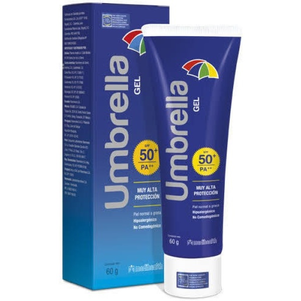 Medihealth Protector Solar Gel Umbrella Spf 50+ Piel Normal A Grasa 60g