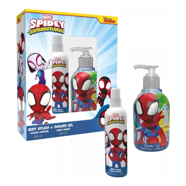 Set Body Splash Disney Spidey 200 Ml + Shower Gel 280 Ml Ub