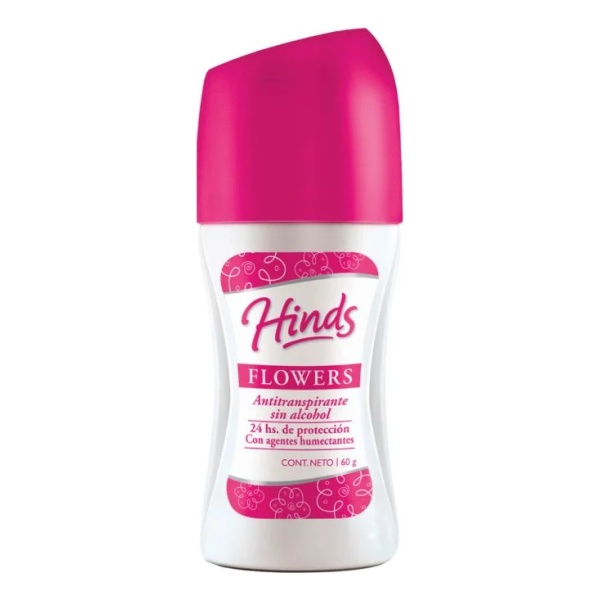 Desodorante Antitranspirante En Roll On Hind's Flowers 60 G