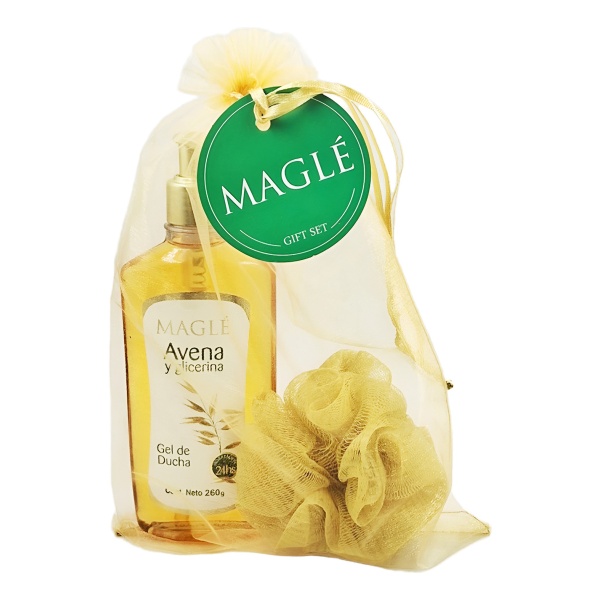 Gift Set1 Maglé Avena Gel De Ducha + Esponja