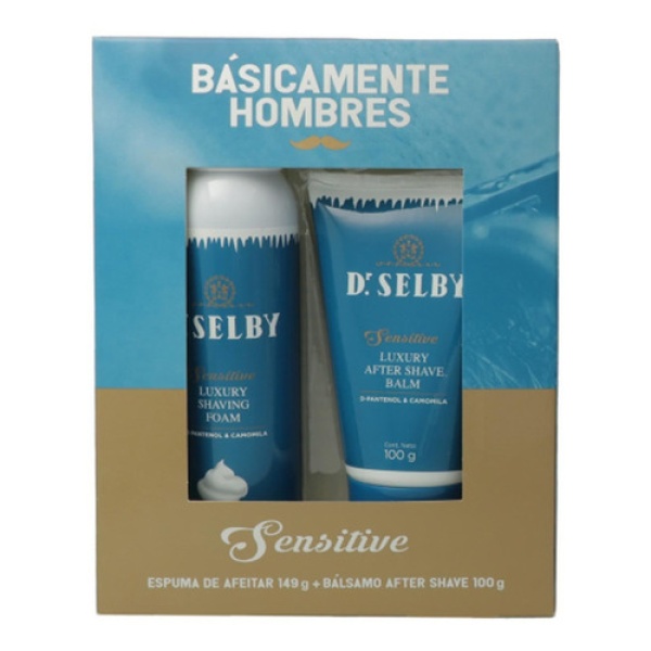 Set Para Afeitar Dr Selby Sensitive Espuma + Balsamo