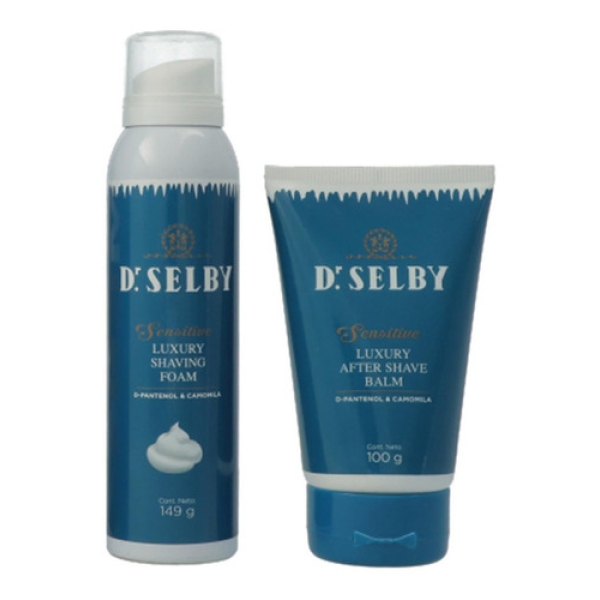 Set Para Afeitar Dr Selby Sensitive Espuma + Balsamo - Imagen 2