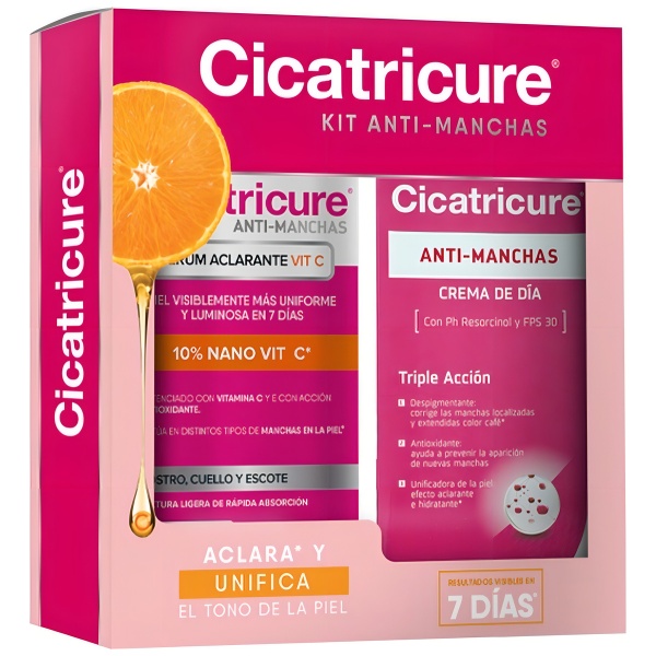 Cicatricure Pack Crema Antimanchas + Serum Aclarante Vit C