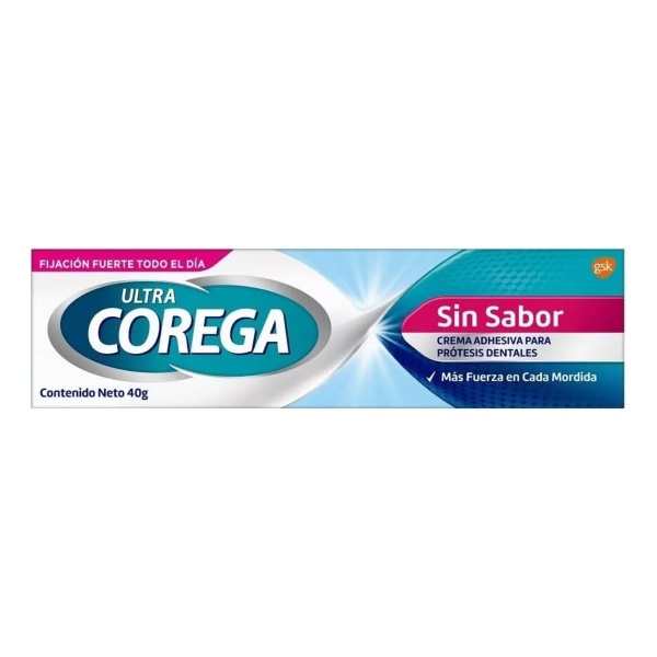 Adhesivo Corega Ultra Crema Sin Sabor 40gr - Imagen 2