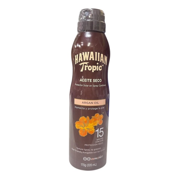 Hawaiian Tropic Argán Oil Spf15 Farmacia Sangar