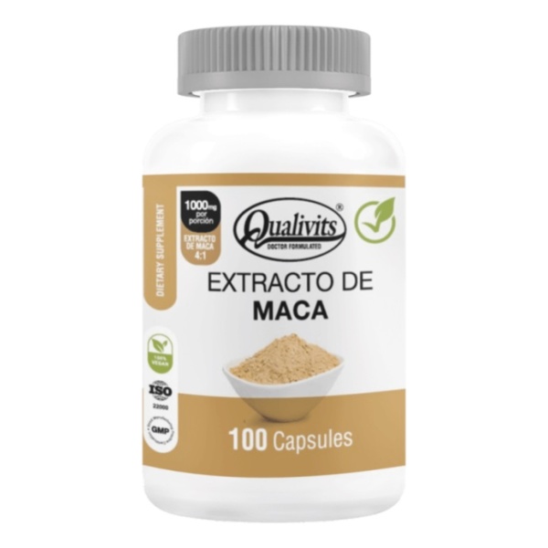 Extracto De Maca Qualivits(R) 500mg X 100 Cápsulas