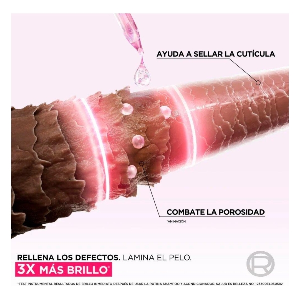Shampoo Elvive Glycolic Gloss 370 Ml - Imagen 3