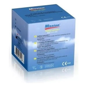 Mission Lancetas X 100 On Call Plus Diabetes Colesterol