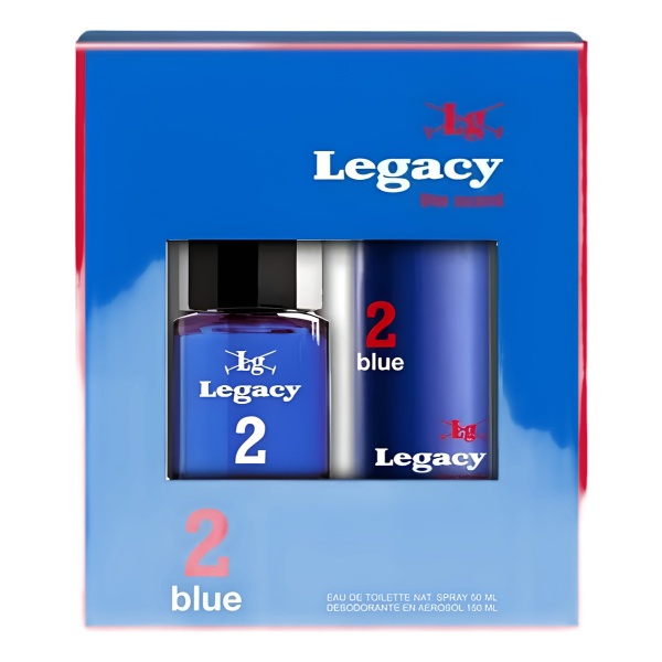 Legacy Blue 2 Eau De Toilette 50ml + Deo Spray 150ml Volumen De La Unidad 50 Ml