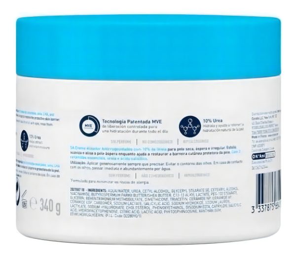 Crema Nutritiva Para Cuerpo Cerave Alisadora Anti-rugosidades Crema Cerave Con Ácido Salicílico Alisadora Anti-rugosidades En Pote De 340ml/340g - Imagen 7