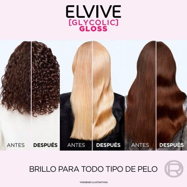 Shampoo Elvive Glycolic Gloss 370 Ml - Imagen 4