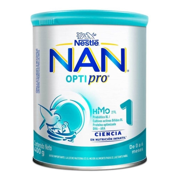 Nan Optipro 1 Formula Lactea En Polvo Nestle 400gr