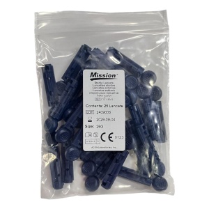 Mission Lancetas X 25 On Call Plus Diabetes Colesterol