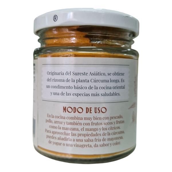 Curcuma En Polvo Madre Tierra 80gr - Imagen 2