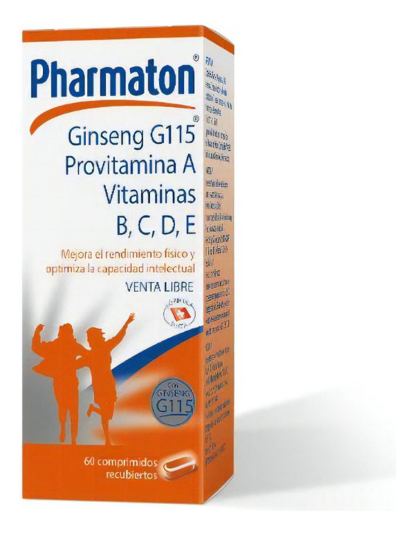 Pharmaton Complejo Vitamínico + Ginseng 60 Comprimidos - Imagen 2