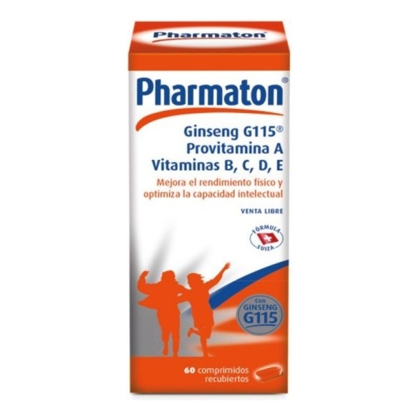 Pharmaton Complejo Vitamínico + Ginseng 60 Comprimidos
