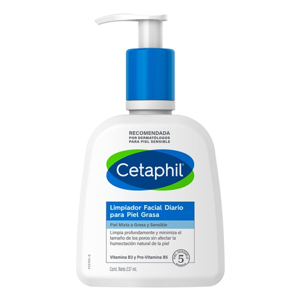 Gel Limpiador Cetaphil Para Piel Grasa - Día/noche