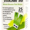 Vivachek Ino Tiras Reactivas Para Glucometro X 25 Unidades - Imagen 2