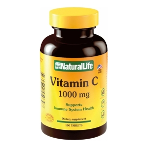 Natural Life Vitamina C 1000mg X 100 Tabletas