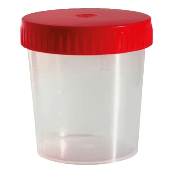 Frasco Estéril 80ml Recolector Para Análisis X10 Unidades