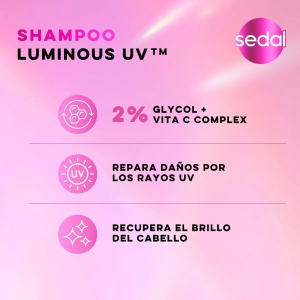 Shampoo Luminous Uv 650 Ml Sedal - Imagen 5