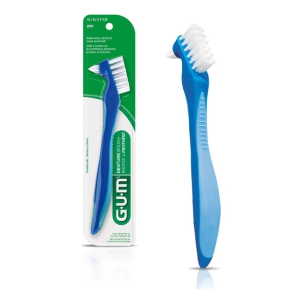 Cepillo Limpieza Dentaduras, Placas Y Prótesis Dentales Gum(R) - Imagen 2